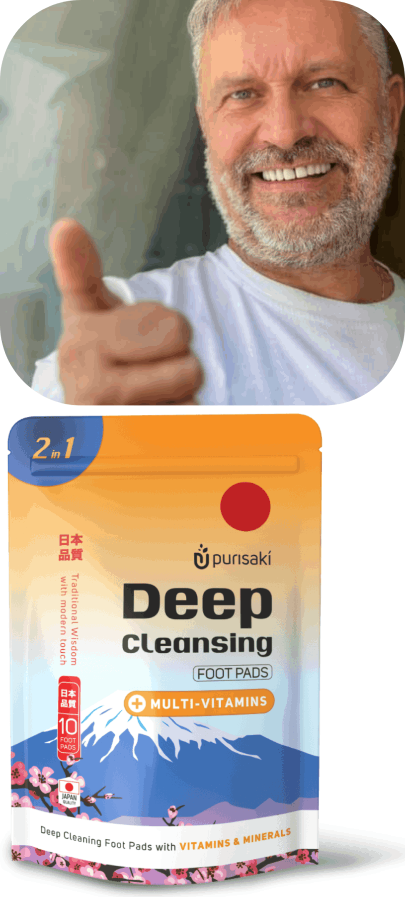 Purisaki Detox Vitamin Foot Patches 6
